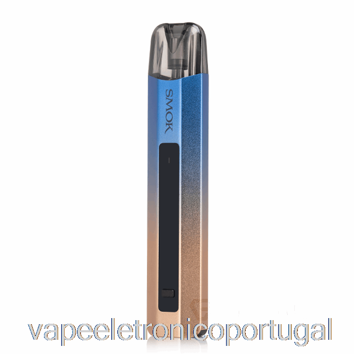 Vape Eletrônico Smok Nfix Pro 25w Pod Sistema Azul Ouro